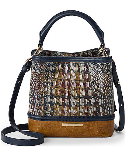 BRAHMIN Nevada Collection Multi Mini Amelia Top Handle Crossbody Bag