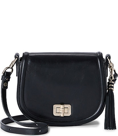 BRAHMIN Nightshade Collection Black Briar Crossbody Bag