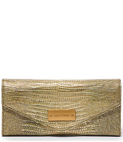BRAHMIN Olive Bachata Collection Veronica Wallet