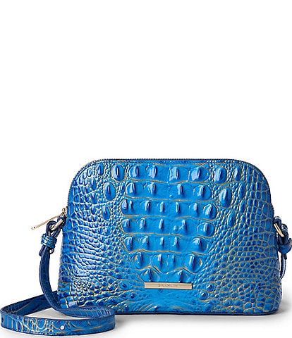 BRAHMIN Ombre Melbourne Collection Electric Indigo Amal Crossbody Bag