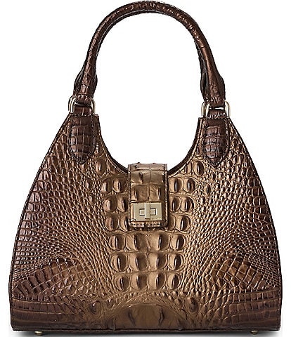 BRAHMIN Ombre Melbourne Collection Ganache Adrian Satchel Bag