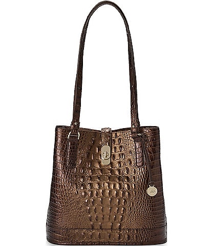 BRAHMIN Ombre Melbourne Collection Ganache Fiora Bucket Bag