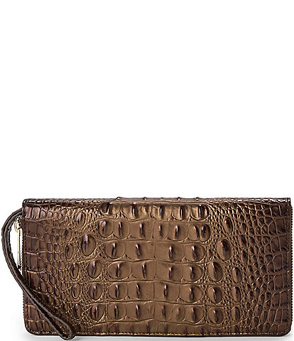 BRAHMIN Ombre Melbourne Collection Ganache Skyler Travel Wallet