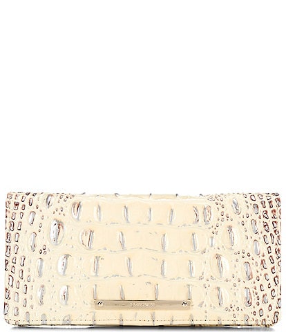 BRAHMIN Ombre Melbourne Collection Ginger Adelle Leather Bifold Wallet