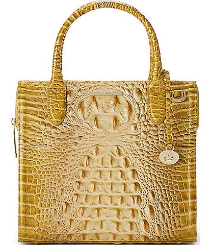 BRAHMIN Ombre Melbourne Collection Golden Rod Small Caroline Satchel Bag