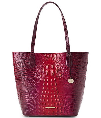 BRAHMIN Ombre Melbourne Collection Laurel Ruby Tote Bag