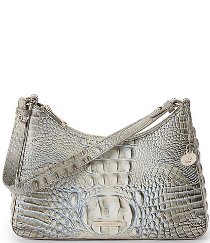 BRAHMIN Ombre Melbourne Collection Mindful Grey Esme Shoulder Bag