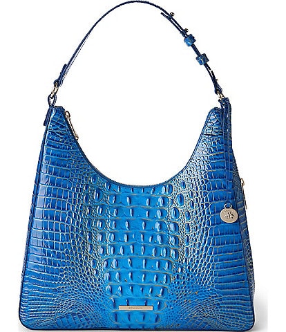 BRAHMIN Ombre Melbourne Collection Tabitha Electric Indigo Shoulder Bag