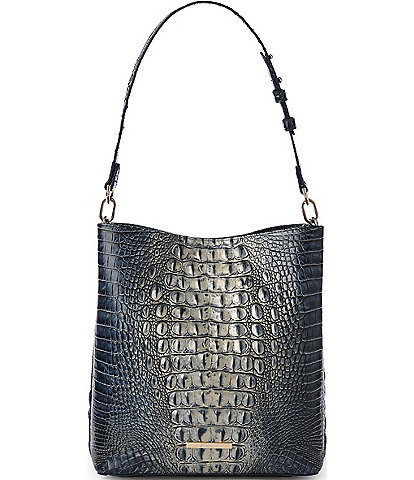 BRAHMIN Ombre Melbourne Twilight Blue Celina Bucket Bag