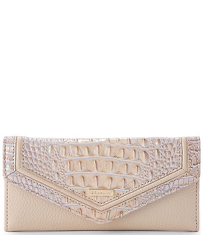 BRAHMIN Pearl Admire Collection Veronica Envelope Wallet