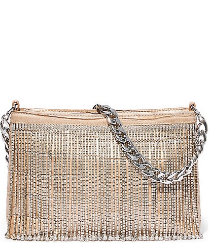 BRAHMIN Premier Collection Mod Lorelei Crystal Fringe Shoulder Bag