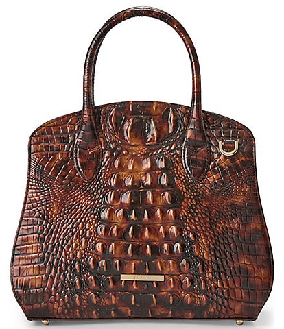 BRAHMIN Rosetta Melbourne Collection Tortoise Satchel Bag