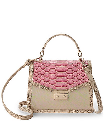 BRAHMIN Small Hallie Satchel Bag