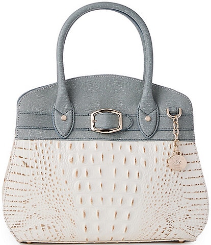 BRAHMIN Snowball Minden Rosetta Satchel Bag