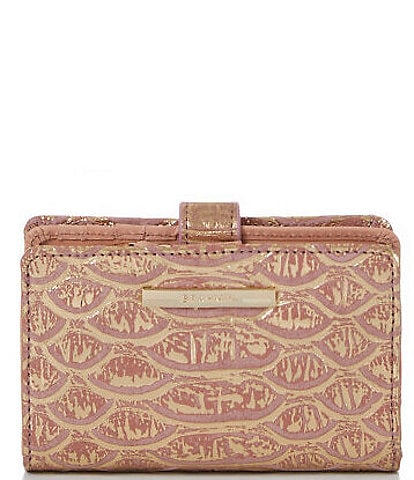BRAHMIN Tenor Collection Hannah Small Cashmere Pink Leather Wallet
