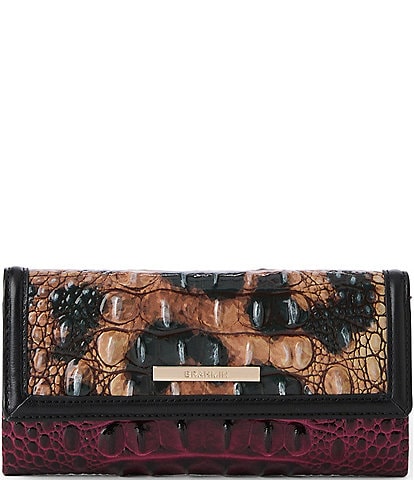 BRAHMIN Towers Collection Cherry Lacquer Cordelia Wallet