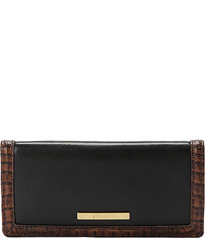 BRAHMIN Tuscan Collection Black Ady Wallet