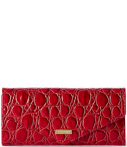 BRAHMIN Vanderbilt Collection Sriracha Veronica Trifold Wallet