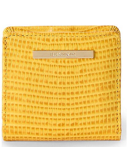 BRAHMIN Vivid Yellow Melbourne Jane Mini Wallet