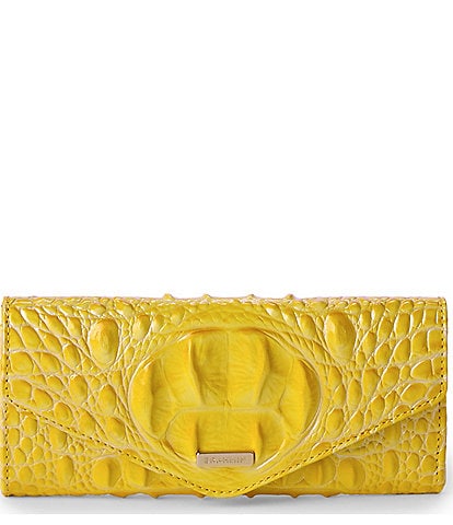 BRAHMIN Vivid Yellow Melbourne Veronica Wallet