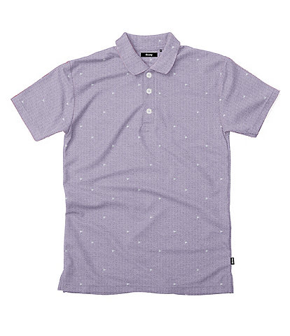 Breezy Golf Pin Location Short Sleeve Polo Shirt