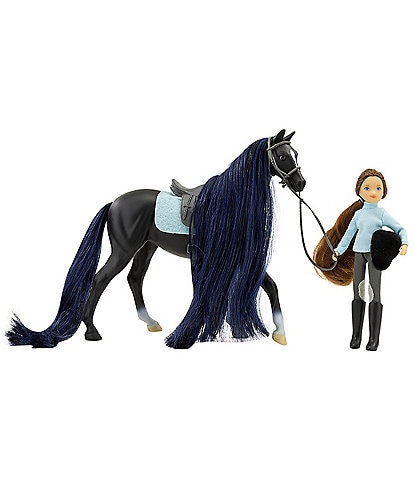 Breyer Thoroughbred Horse & English Rider - Jet & Charlotte