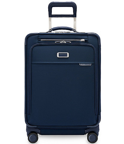 Briggs & Riley Baseline Compact 24#double; Checked Expandable Spinner Suitcase