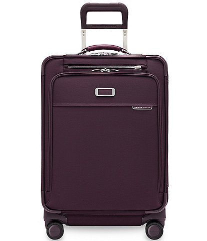 Briggs & Riley Baseline Compact 24#double; Checked Expandable Spinner Suitcase