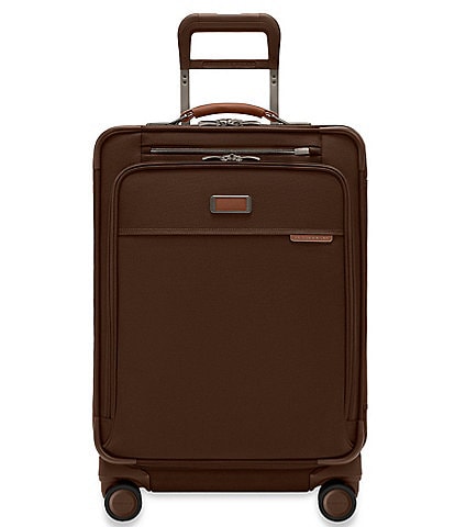Briggs & Riley Baseline Compact 24#double; Checked Expandable Spinner Suitcase