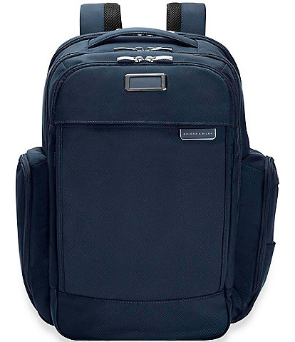 Briggs & Riley Baseline Traveler Backpack- Navy