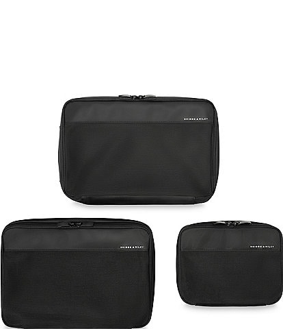 Briggs & Riley Travel Essentials Collection Carry On Packing Cube, 3-Piece Set