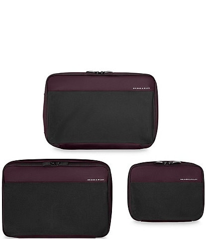 Briggs & Riley Travel Essentials Collection Carry On Packing Cube, 3-Piece Set