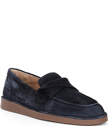 Brioso Clarence Suede Twisted Loafers
