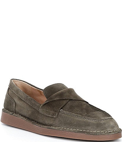 Brioso Clarence Suede Twisted Loafers