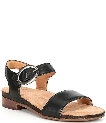 Brioso Rancho Flat Leather Sandals