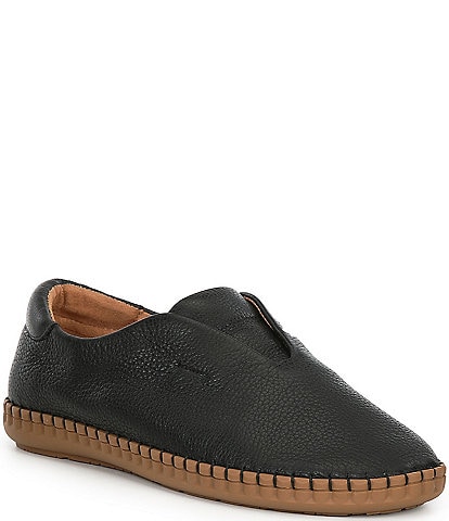 Brioso Sabino Leather Slip-Ons