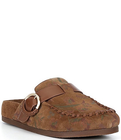 Brioso Seth Suede Slip-On Mules