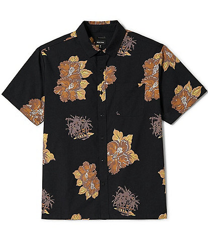 Brixton Floral Printed Short Sleeve Woven Shirt