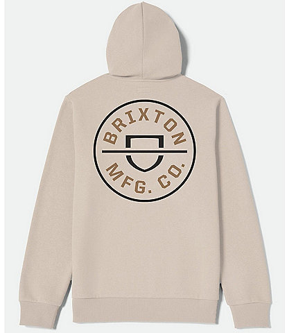 Brixton Long-Sleeve Crest Graphic Pullover Hoodie