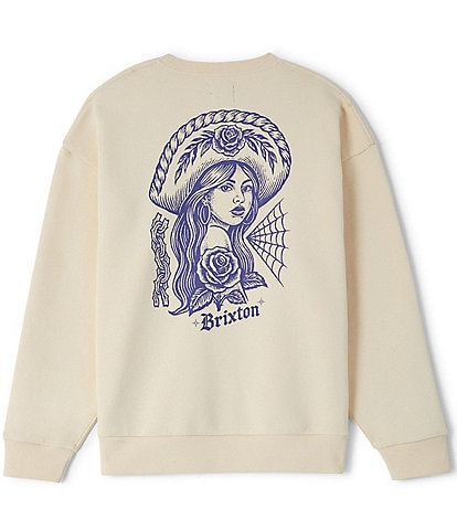 Brixton Rosa Fleece Crewneck Sweatshirt