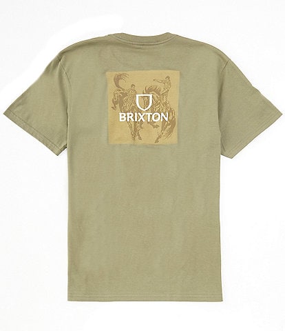 Brixton Short Sleeve Alpha Square Standard Graphic T-Shirt