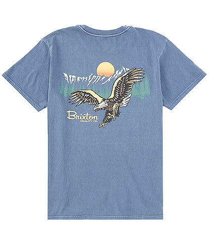 Brixton Short Sleeve Glacier Eagle Graphic T-Shirt