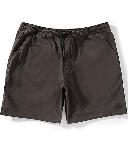 Brixton Vintage Washed Brushed Twill 7" Inseam Shorts