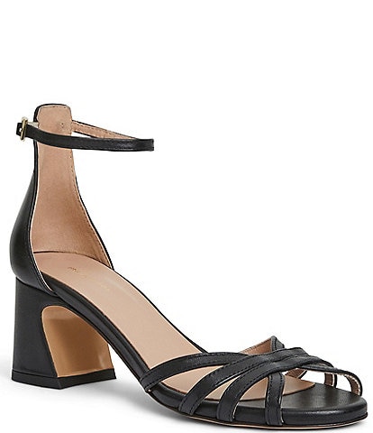 Bruno Magli Felicity Leather Ankle Strap Dress Sandals