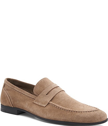Bruno Magli Men's Lastra Suede Unlined Penny Loafers