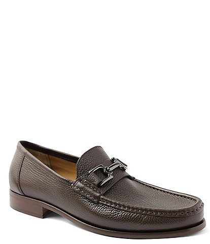 Bruno Magli Men's Trieste Bit Detail Leather Slip-On Loafers