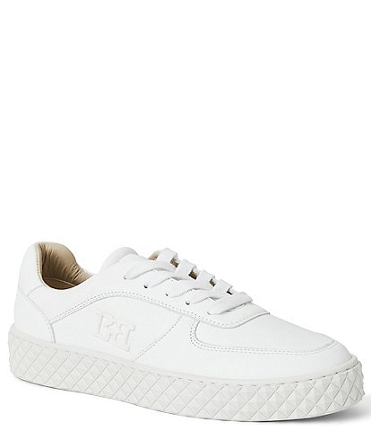 Bruno Magli Paola Leather Lace-Up Sneakers