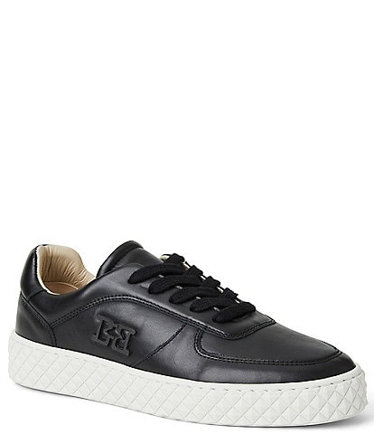 Bruno Magli Paola Leather Lace-Up Sneakers