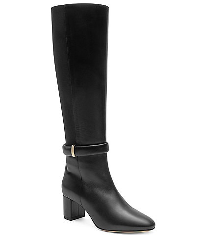 Bruno Magli Paula Stretch Leather Tall Boots