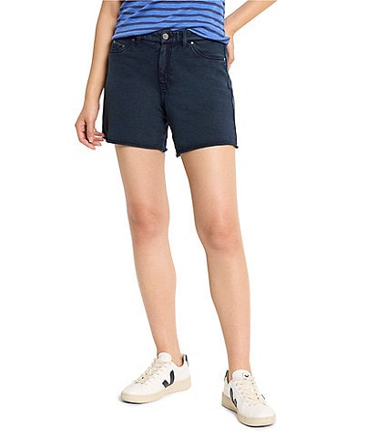Bryn Walker Denim Look Mid Rise Shorts